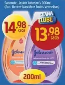 Supermercados Guanabara Sabonete Liquido Johnson's oferta