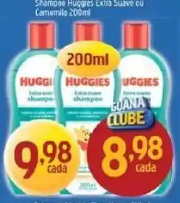 Supermercados Guanabara Shampoo huggies extra suave ou camomila oferta