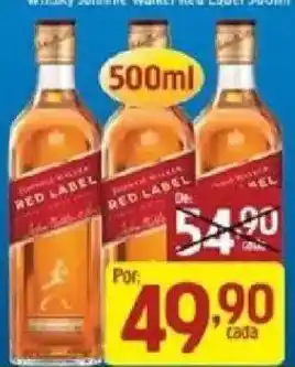 Supermercados Guanabara Whisky Johnnie Walker Red Label oferta