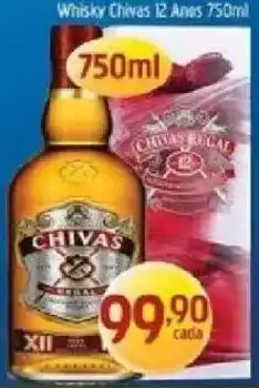 Supermercados Guanabara Whisky Chivas 12 Anos oferta