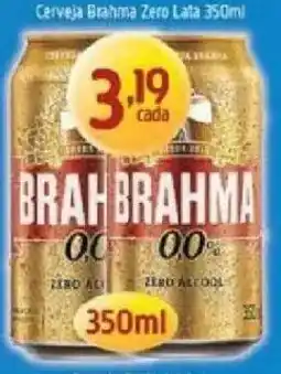 Supermercados Guanabara Cerveja brahma zero lata oferta