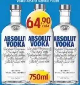 Supermercados Guanabara Absolut vodka oferta