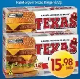 Supermercados Guanabara Hambúrguer texas burger oferta