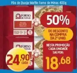 Supermercados Guanabara Pão de Queijo Waffle Ferme de Minas oferta