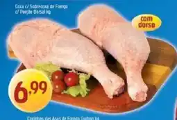 Supermercados Guanabara Coxa c/ Sobrecoxa de Frango c/ Parção Dorsal kg oferta