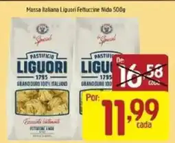 Supermercados Guanabara Massa italiana liguori fettuccine nido oferta
