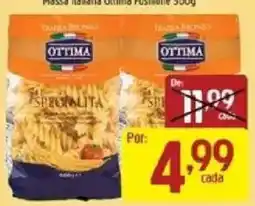 Supermercados Guanabara Massa italiana ottima fusilli oferta