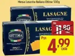 Supermercados Guanabara Massa lasanha italiana ottima oferta