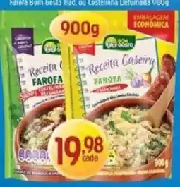 Supermercados Guanabara Farofa bom gosto trad. ou costelinha defumada oferta