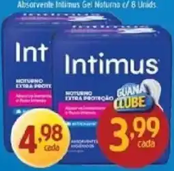 Supermercados Guanabara Intimus absorvente intimus gel noturno oferta