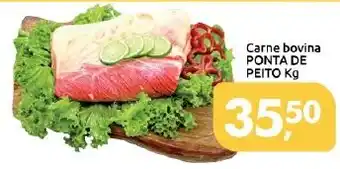 Supermercados Nori Carne bovina ponta de peito oferta