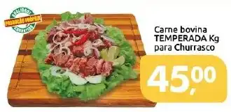 Supermercados Nori Carne bovina temperada kg para churrasco oferta