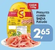 Supermercados Nori Presunto cozido SADIA Fatiado oferta