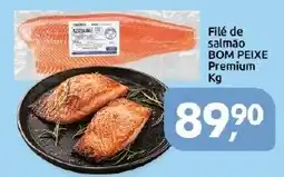 Supermercados Nori Filé de salmão bom peixe premium oferta