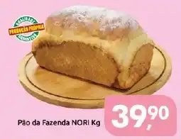 Supermercados Nori Pão da Fazenda NORI Kg oferta