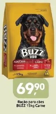 Supermercados Nori Ração para cães BUZ 15kg Carne oferta