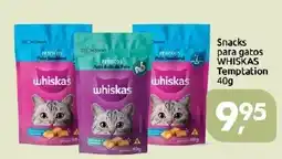 Supermercados Nori Snacks para gatos WHISKAS Temptation oferta
