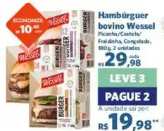 Sam's Club Hambúrguer bovino Wessel oferta