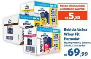 Sam's Club Bebida láctea Whey Fit Parmalat oferta