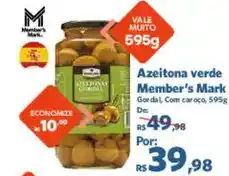 Sam's Club Azeitona verde Member's Mark oferta