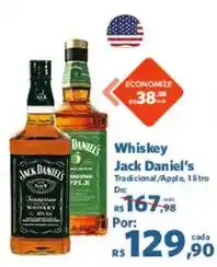 Sam's Club Whiskey jack daniel's traditional/apple oferta