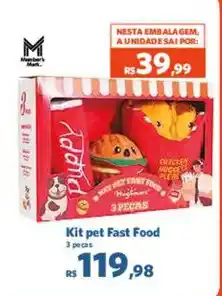 Sam's Club Kit pet fast food oferta