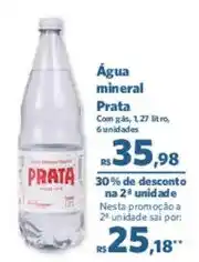 Sam's Club Água mineral prata oferta