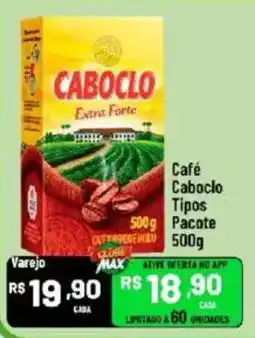 Max Atacadista Café caboclo tipos oferta