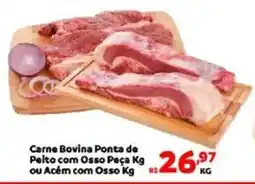 Max Atacadista Carne Bovina Ponta de Peito com Osso Peça Kg ou Acém com Osso Kg oferta