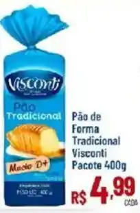 Max Atacadista Pão de Forma Tradicional Visconti oferta