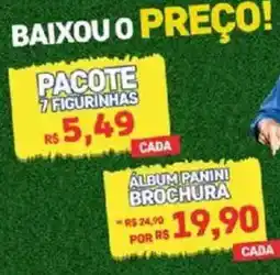 Max Atacadista pacote 7 figurinhas oferta