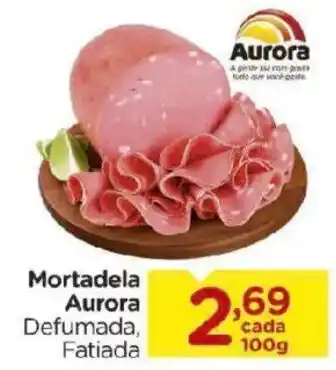 Carrefour Mortadela Aurora Defumada, Fatiada oferta