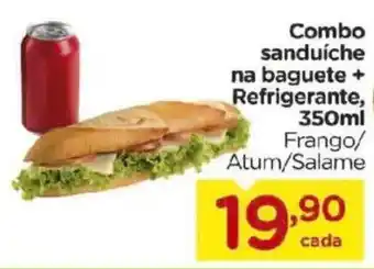 Carrefour Combo sanduíche na baguete oferta