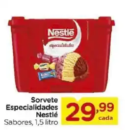 Carrefour Sorvete especialidades nestlé oferta