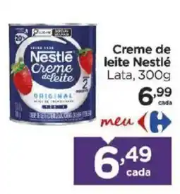 Carrefour Creme de leite Nestlé oferta