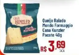 Max Atacadista Queijo Ralado Mondo Formaggio Casa Kunzler oferta