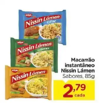 Carrefour Macarrão instantâneo Nissin Lámen Sabores oferta