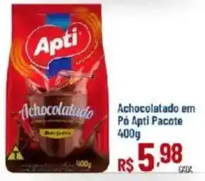 Achocolatado em Pó Apti Pacote