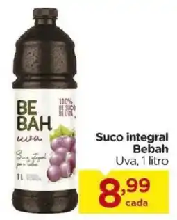 Carrefour Suco integral Bebah Uva oferta
