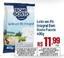 Max Atacadista Leite em Pó Integral Bom Gosto Pacote oferta