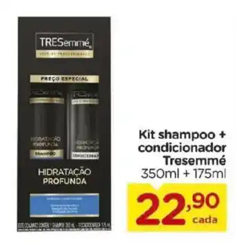 Carrefour Kit shampoo + condicionador Tresemmé oferta