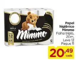 Carrefour Papel higiênico Mimmo oferta