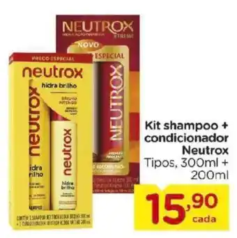 Carrefour Kit shampoo + condicionador Neutrox oferta