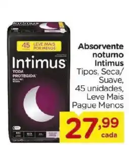 Carrefour Absorvente noturno intimus oferta