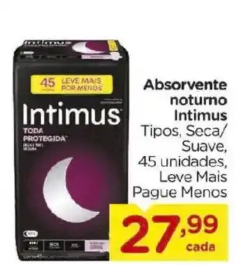Carrefour Absorvente noturno intimus oferta