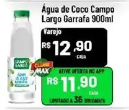 Max Atacadista Água de Coco Campo Largo Garrafa oferta