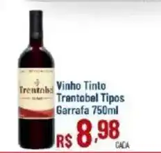 Max Atacadista Vinho tinto trentobel tipos oferta