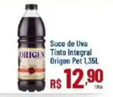 Max Atacadista Suco de Uva Tinto Integral Origen Pet oferta