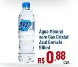 Max Atacadista Água Mineral sem Gás Cristal Azul Garrafa oferta