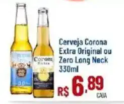 Max Atacadista Cerveja Corona Extra Original ou Zero Long Neck oferta